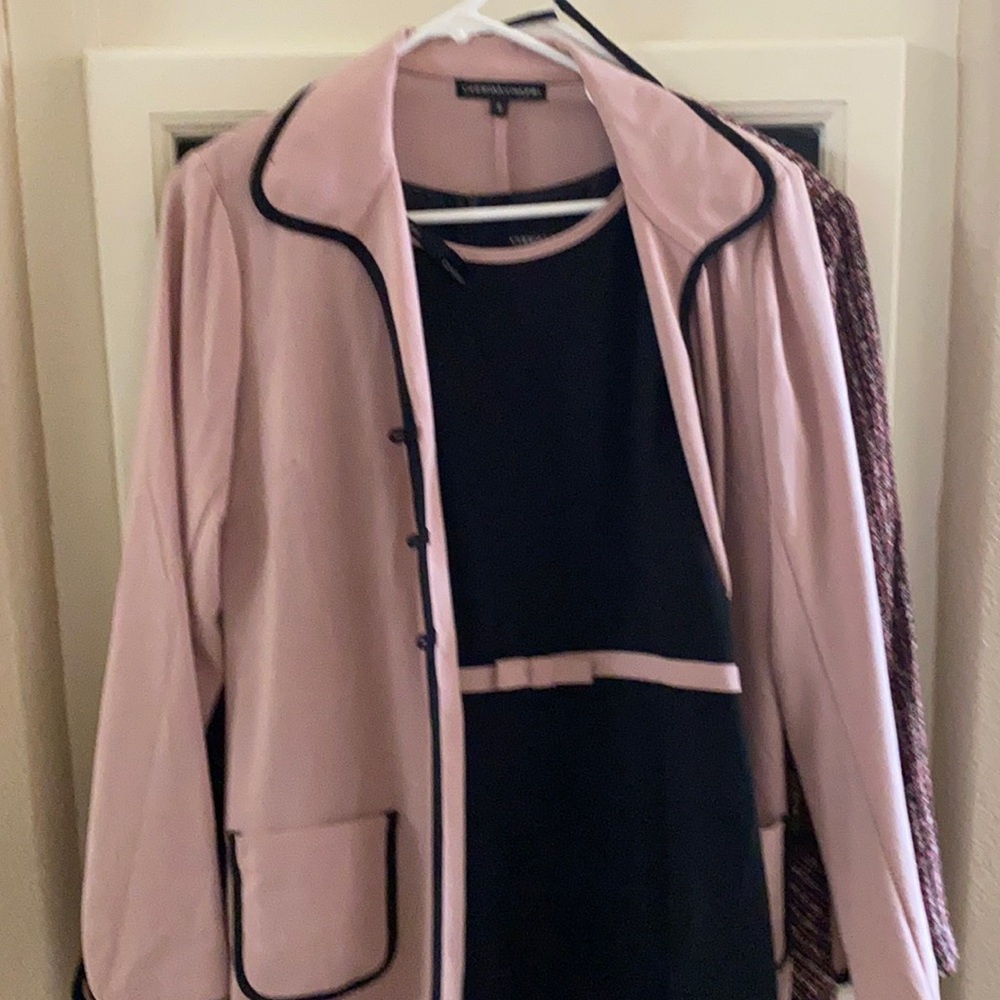 Black & pink dress